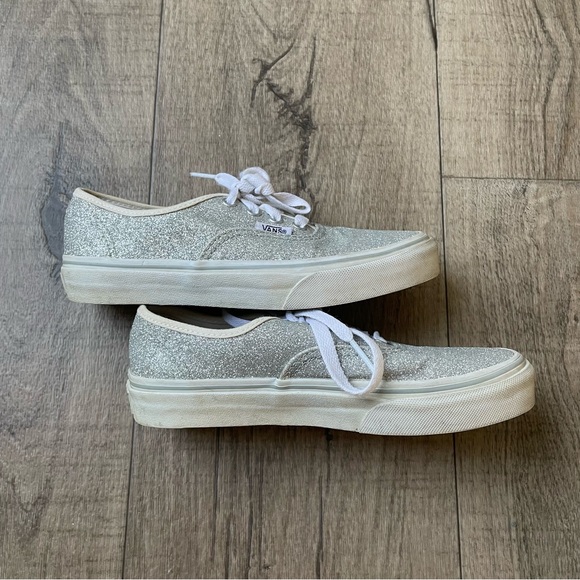 Silver Sparkly Vans - Picture 3 of 7